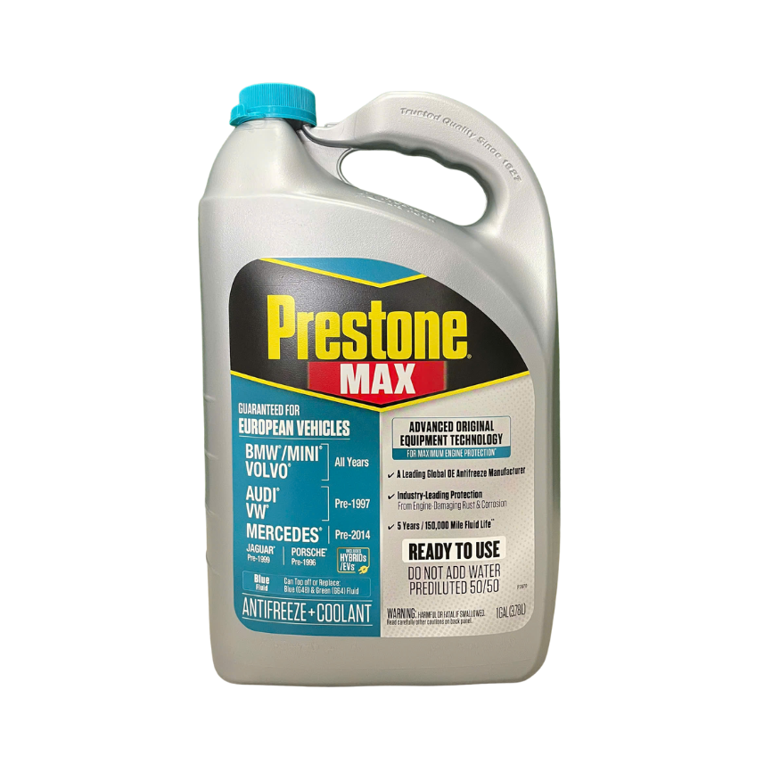 Nước Làm Mát Động Cơ Prestone MAX màu XANH LAM dành cho xe Châu Âu (3.