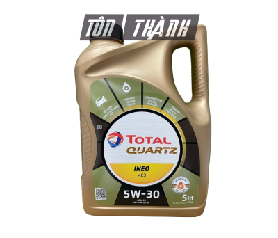DẦU NHỚT TOTAL QUARTZ INEO MC3 5W30 DÙNG CHO MÁY XĂNG VÀ MÁY DẦU (5 LÍT)