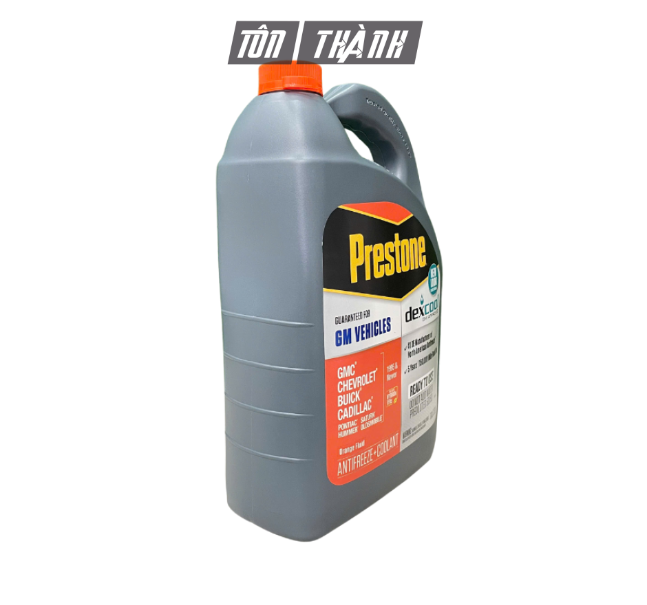 NƯỚC LÀM MÁT XE Ô TÔ MÀU CAM PRESTONE 50/50 (3.78 LÍT)