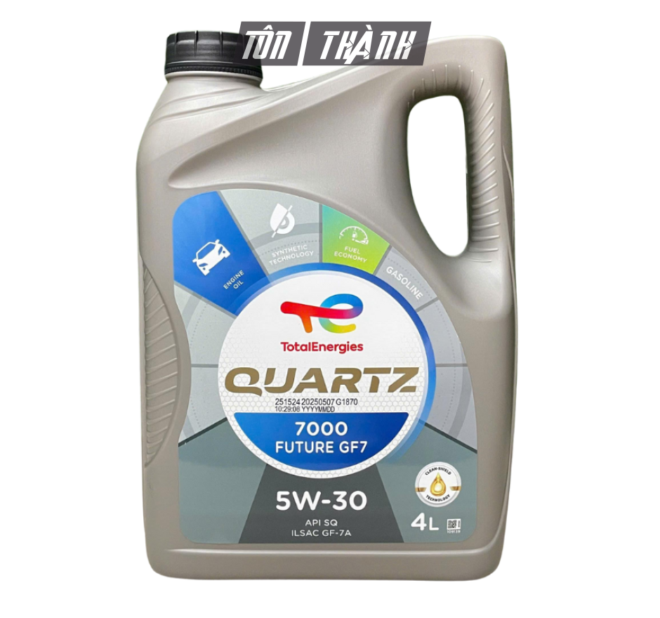 Dầu Động Cơ Xăng Total Quartz 7000 SQ/GF-7A 5W-30 (4 Lít) - Nhập Khẩu Hàn Quốc