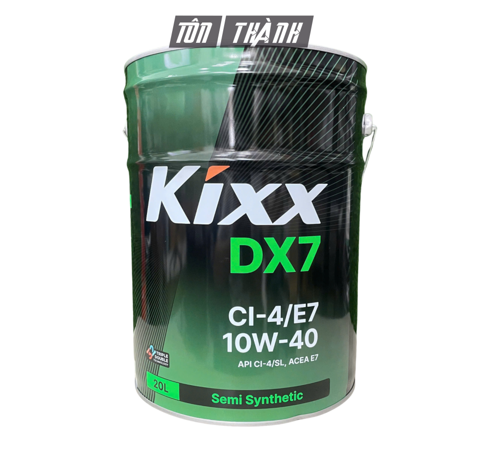 Dầu Động Cơ Diesel/Xăng KIXX DX7 10W-40 API CI-4/SL (20 Lít) - Bán tổng hợp