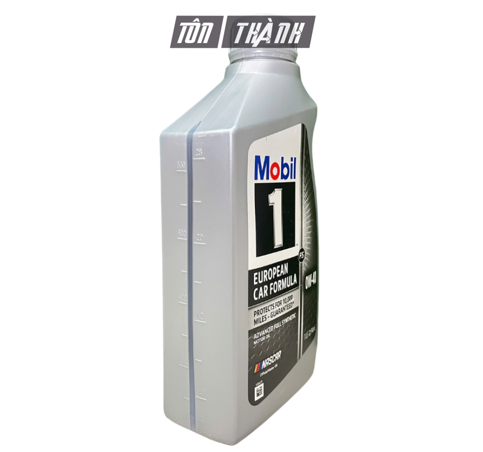 Dầu Nhớt Tổng Hợp MOBIL 1 European Car Formula 0W40 - Nhập Khẩu Châu Âu (1 Lít)
