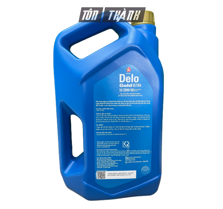 DẦU NHỚT ĐỘNG CƠ Ô TÔ DIESEL CALTEX DELO GOLD ULTRA 20W50 (5 LÍT)