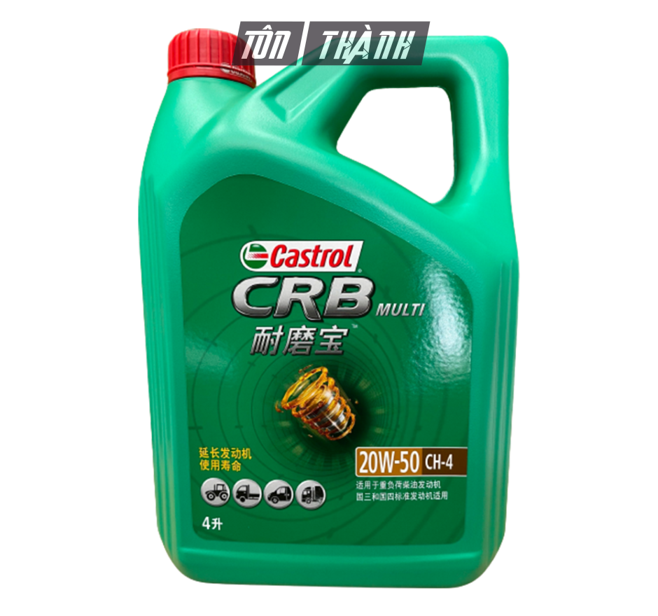 DẦU NHỚT ĐỘNG CƠ CASTROL CRB MULTI 20W-50 CH-4 (5 LÍT)