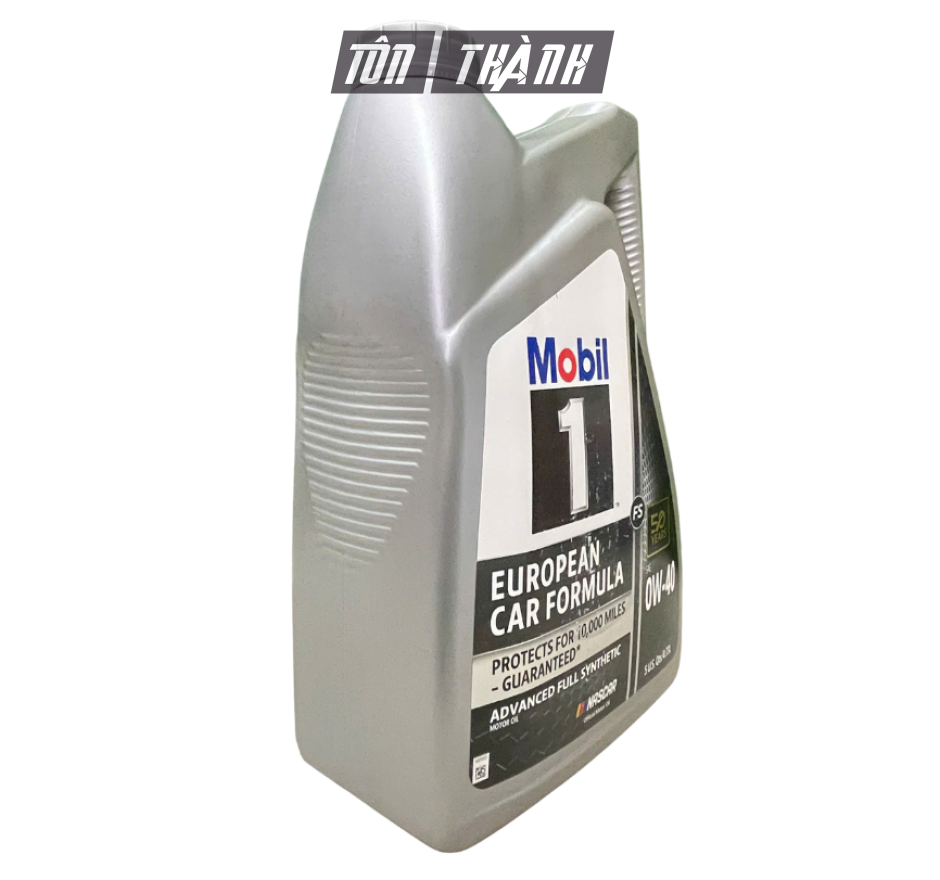 Dầu Nhớt Tổng Hợp MOBIL 1 European Car Formula 0W40 - Nhập Khẩu Châu Âu (5 Lít)