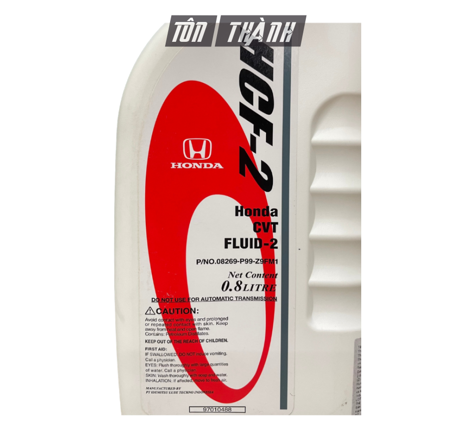 Dầu hộp số tự động HCF-2 Honda CVT Fluid-2 (0.8 Lít) - Màu vàng
