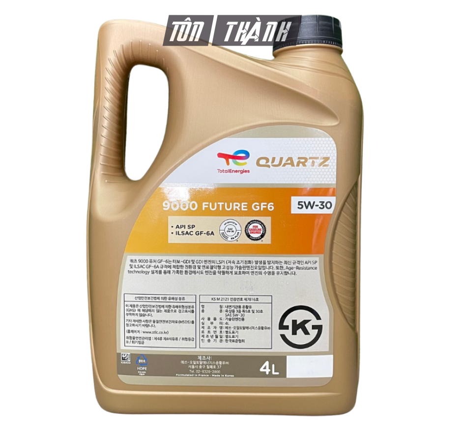 DẦU NHỚT TOTAL QUARTZ 9000 FUTURE GF6 5W-30 (4 LÍT)