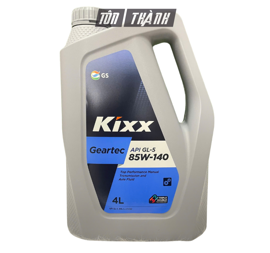 Dầu cầu và hộp số KIXX GEARTEC GL-5 85w140 (4 Lít)