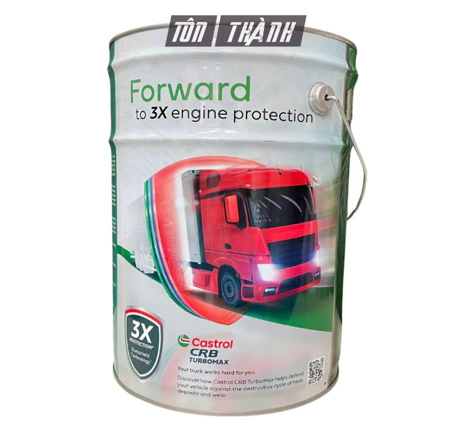 Dầu Động Cơ Diesel Castrol CRB TURBOMAX 10W-40 CK-4 (20 Lít) - Nhập Khẩu Hàn Quốc