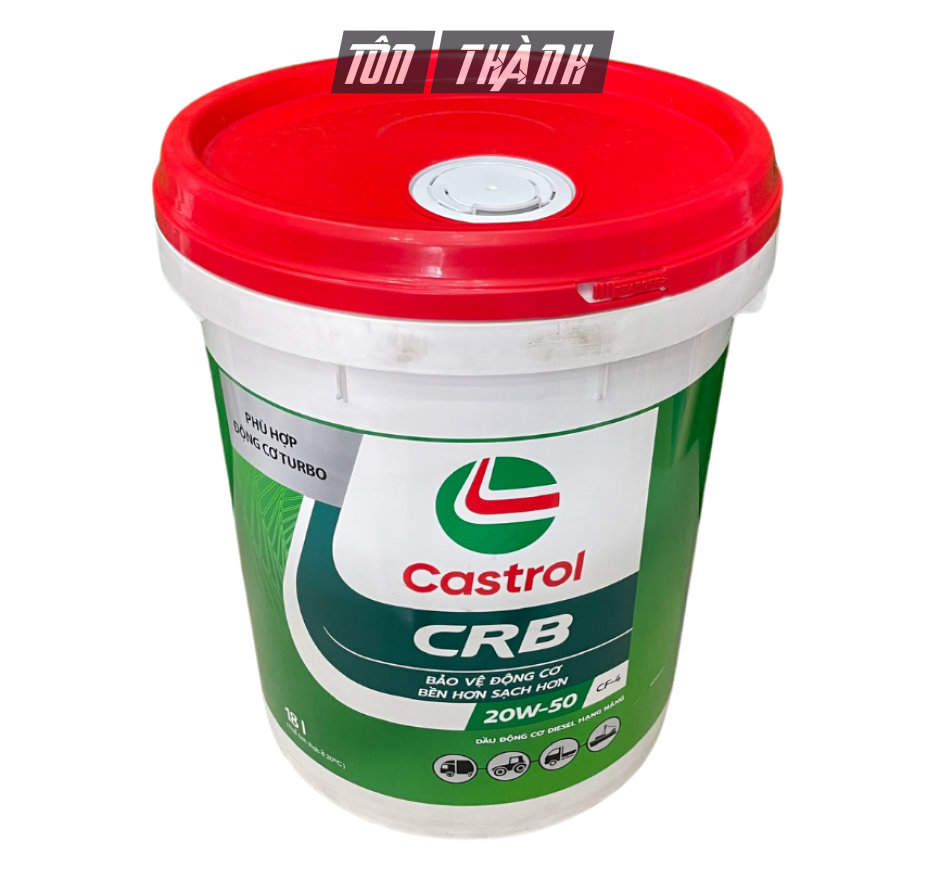 DẦU NHỚT ĐỘNG CƠ CASTROL CRB 20W50 CF-4 (18 LÍT)