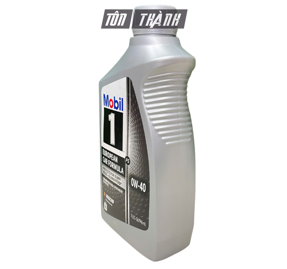 Dầu Nhớt Tổng Hợp MOBIL 1 European Car Formula 0W40 - Nhập Khẩu Châu Âu (1 Lít)