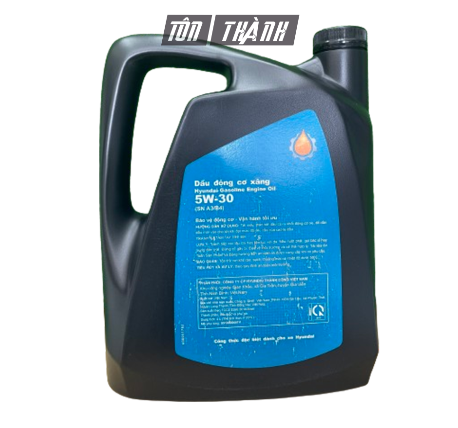 DẦU NHỚT ĐỘNG CƠ XĂNG HUYNDAI 5W-30 (4 LÍT)