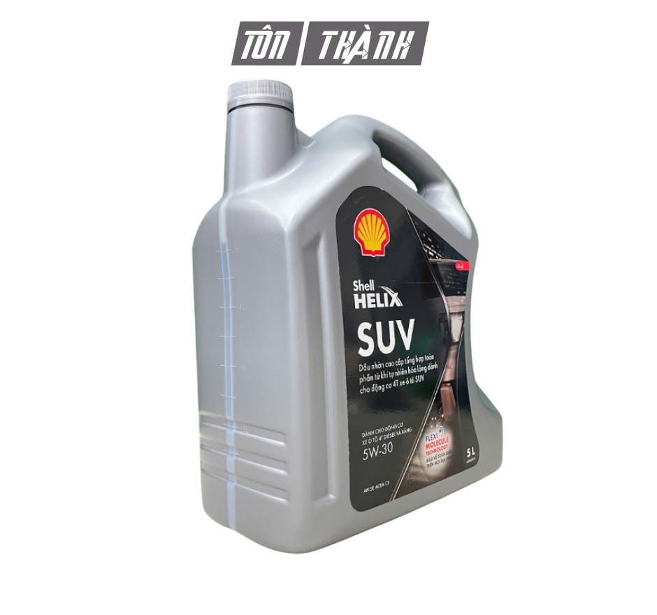 Dầu Động Cơ Xăng/Diesel Shell HELIX SUV 5W-30 SP/C3 (5 Lít) – Tổng Hợp Toàn Phần