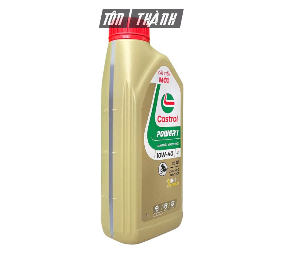Dầu nhớt xe số Castrol POWER1 10W-40 (1 lít)