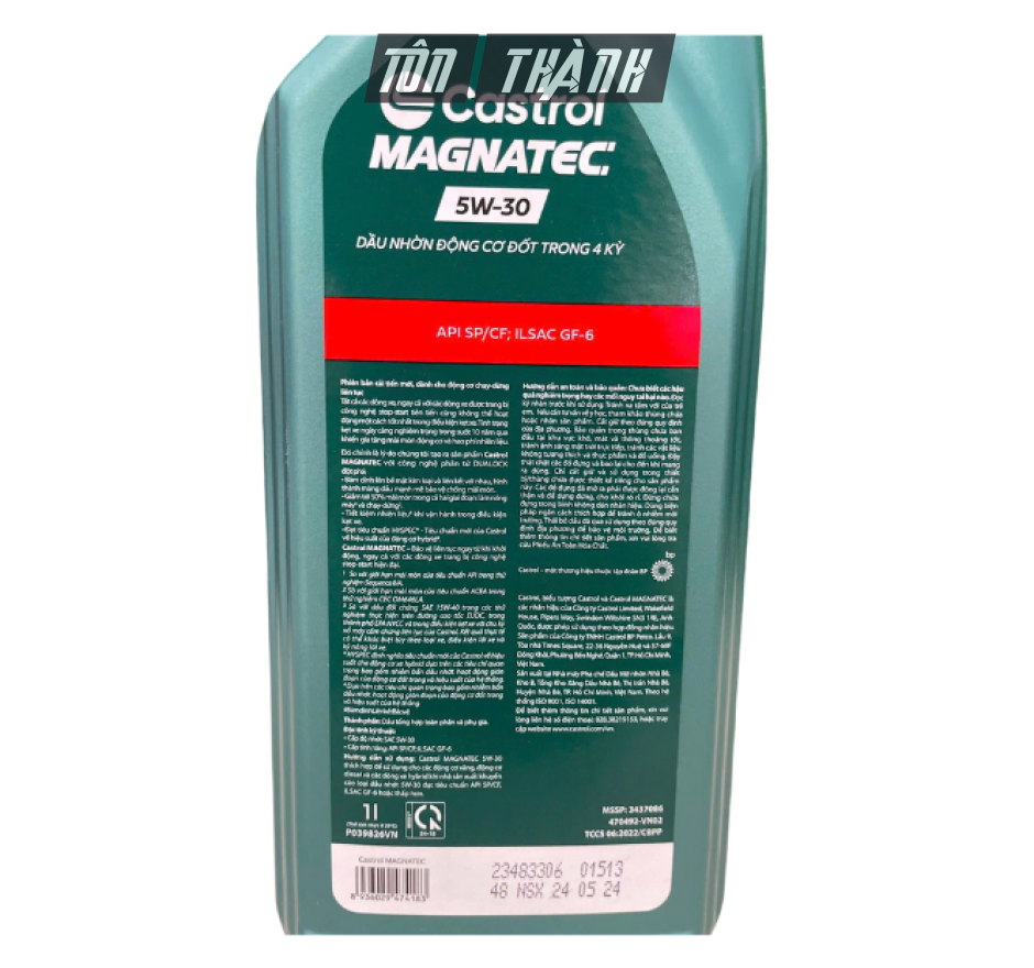 DẦU ĐỘNG CƠ CASTROL MAGNATEC 5W-30 (1 LÍT)
