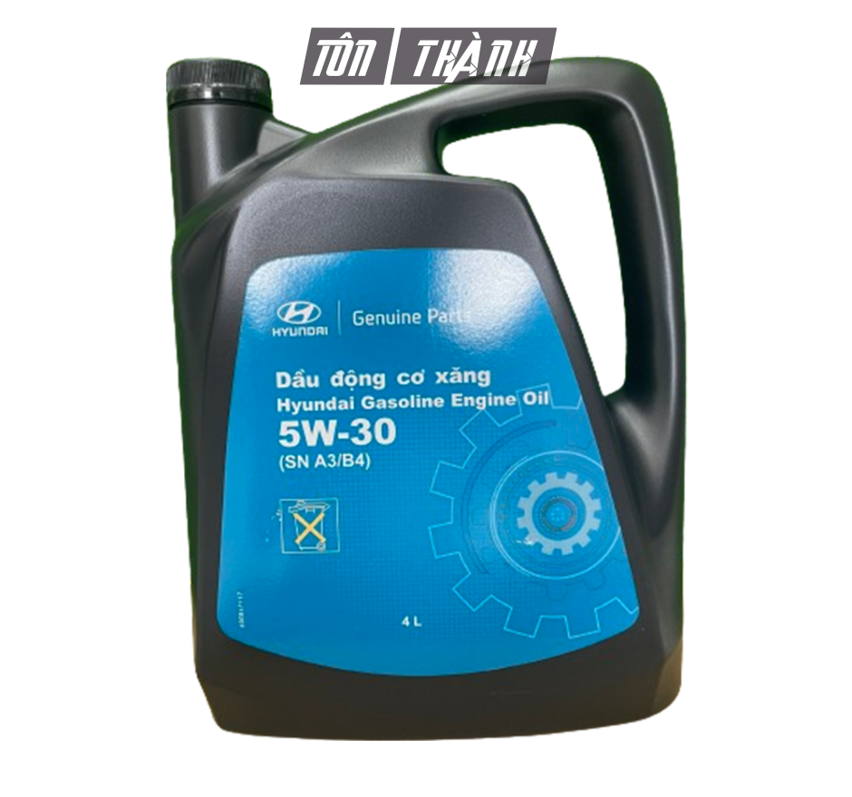 DẦU NHỚT ĐỘNG CƠ XĂNG HUYNDAI 5W-30 (4 LÍT)