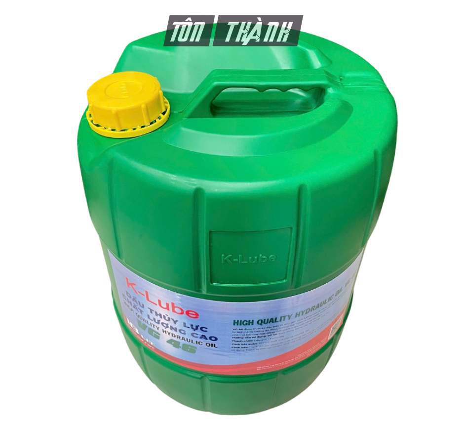 Dầu thủy lực trắng chất lượng cao K-Lube VG 46 (18 Lít)