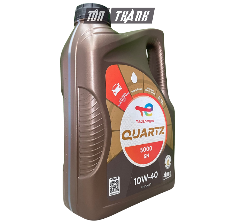 DẦU NHỚT ĐỘNG CƠ TOTAL QUARTZ 5000 10W40 (4 LÍT)