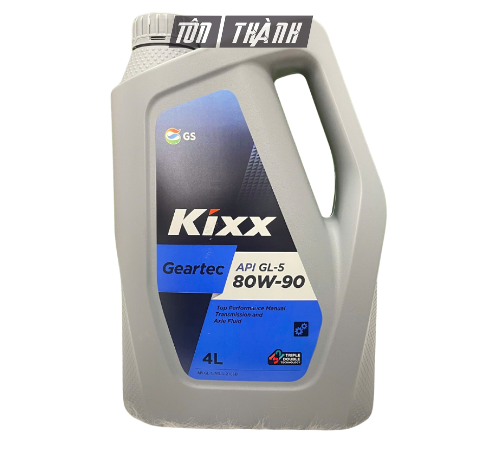Dầu Hộp Số Và Cầu Xe Kixx Geartec GL-5 80w90 (4 Lít)