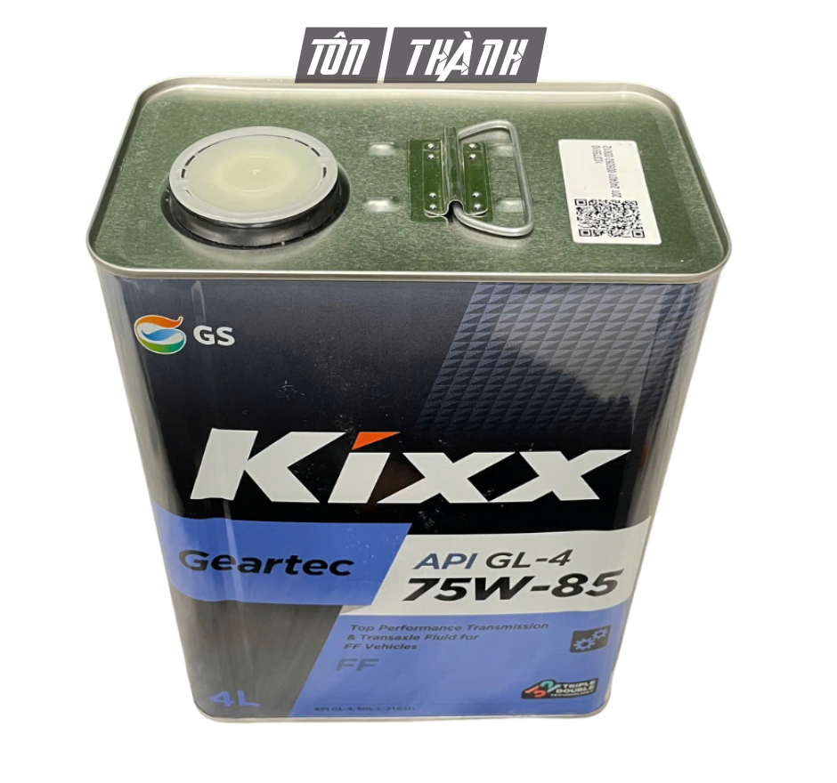Dầu cầu và hộp số sàn Kixx Geartec API GL-4 75w85 (4 Lít)