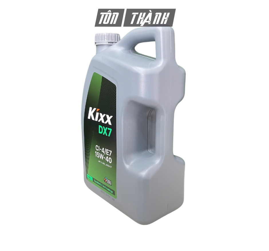 Dầu Động Cơ Diesel/Xăng KIXX DX7 15W-40 API CI-4/SL (6 Lít) - Chuyên Động Cơ Dầu