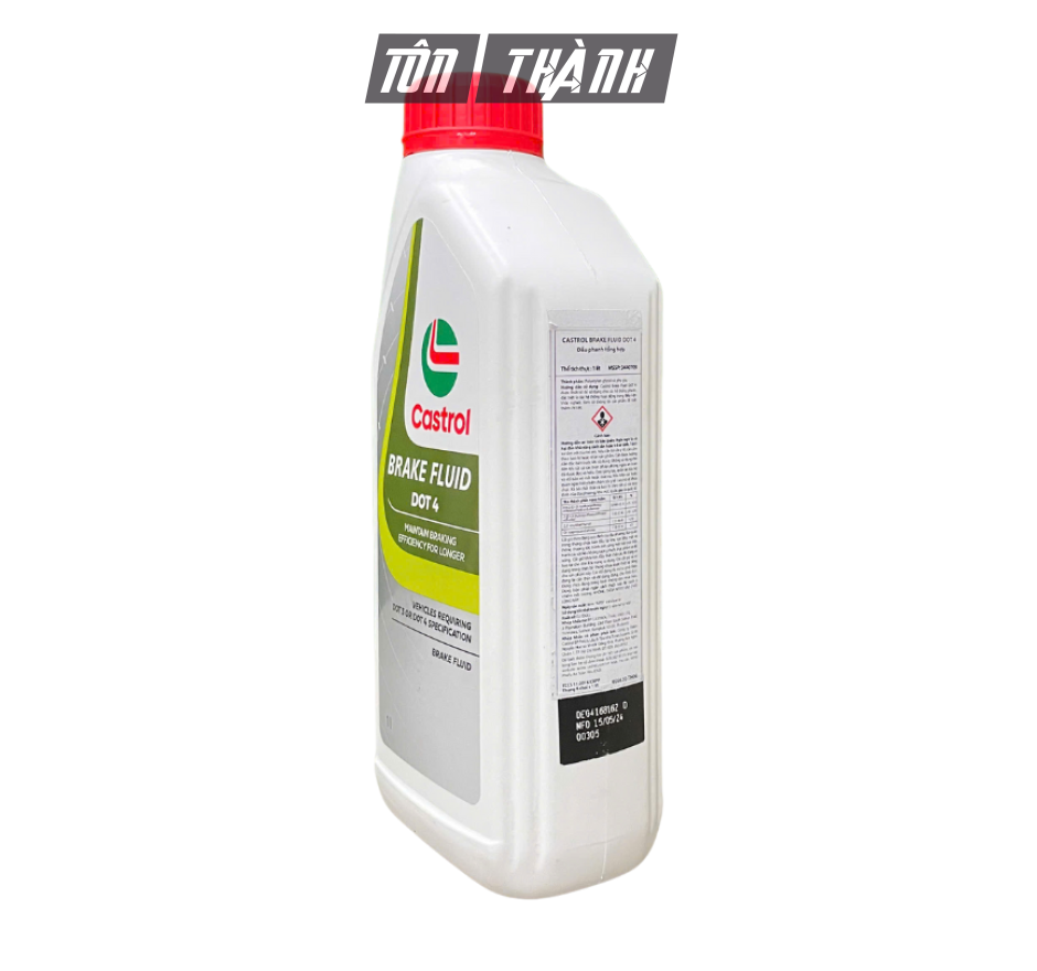 DẦU PHANH XE Ô TÔ CAO CẤP CASTROL BRAKE FLUID DOT 4 (1 LÍT)