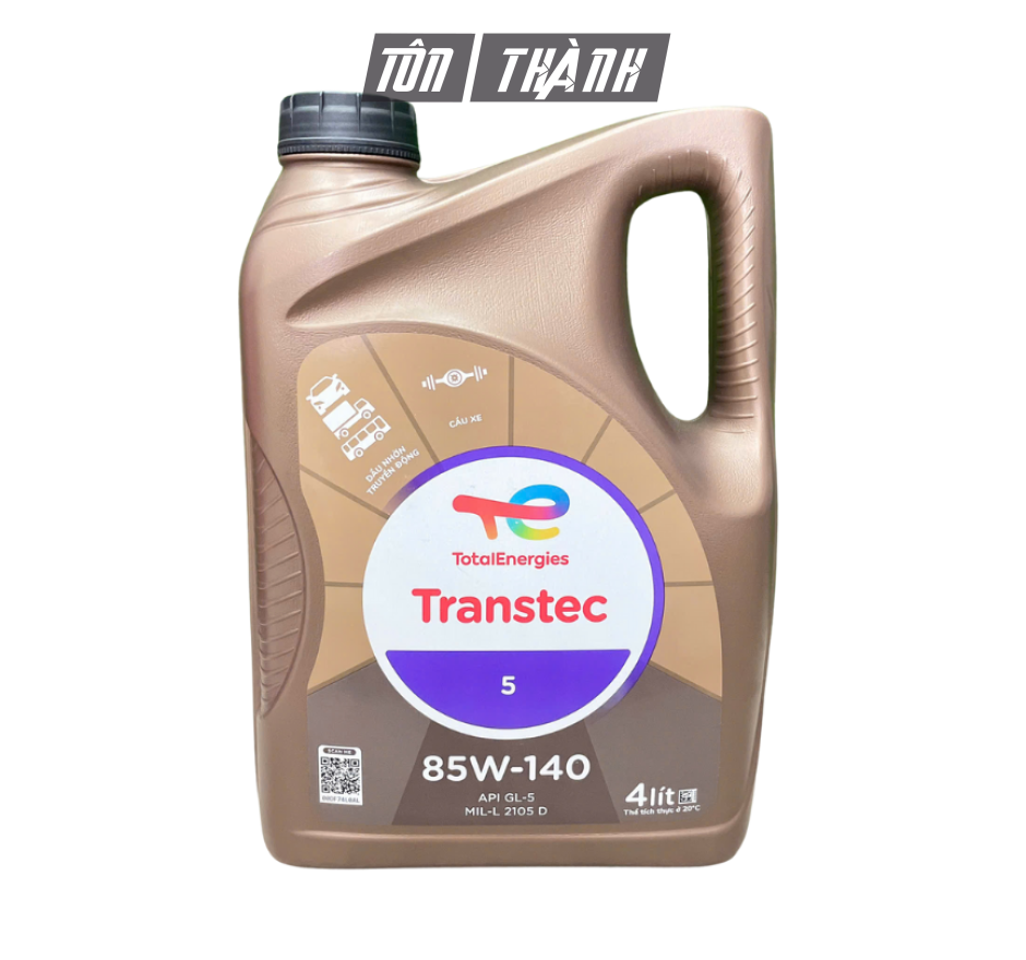 DẦU CẦU Ô TÔ TOTAL TRANSTEC 5 85W-140 (4 LÍT)