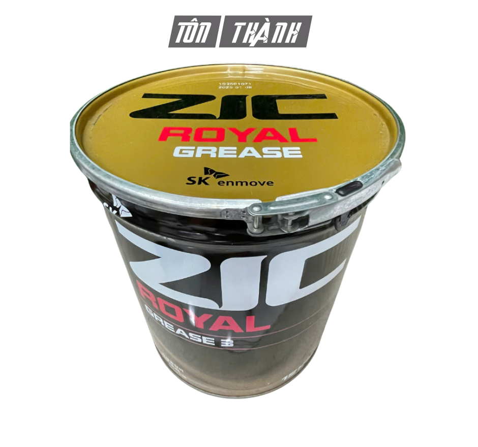 Mỡ bôi trơn đa dụng ZIC ROYAL GREASE 3 (15kg) nhập khẩu Hàn Quốc