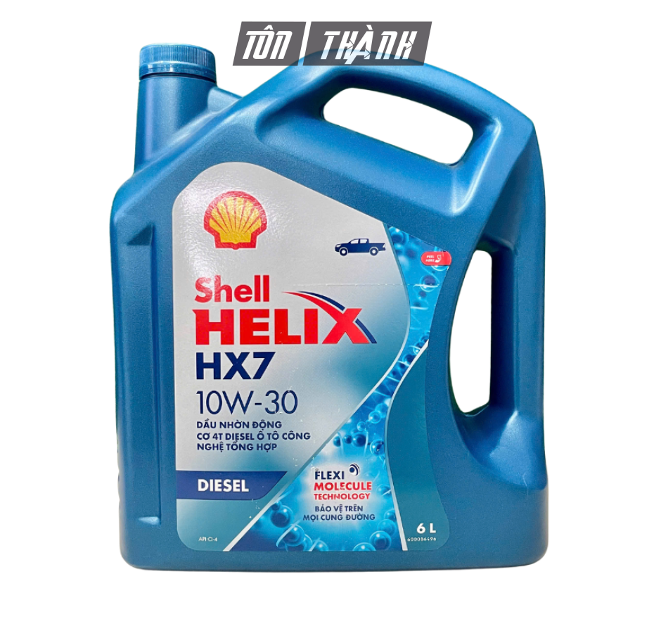 Dầu Động Cơ Diesel SHELL HELIX HX7 10W-30 API CI-4 (6 Lít) - Bảo Vệ Xe Tốt Hơn