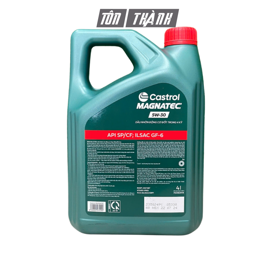 Dầu Động Cơ Castrol MAGNATEC HYSPEC 5W-30 SP/CF (4 Lít) - Tổng Hợp Toàn Phần