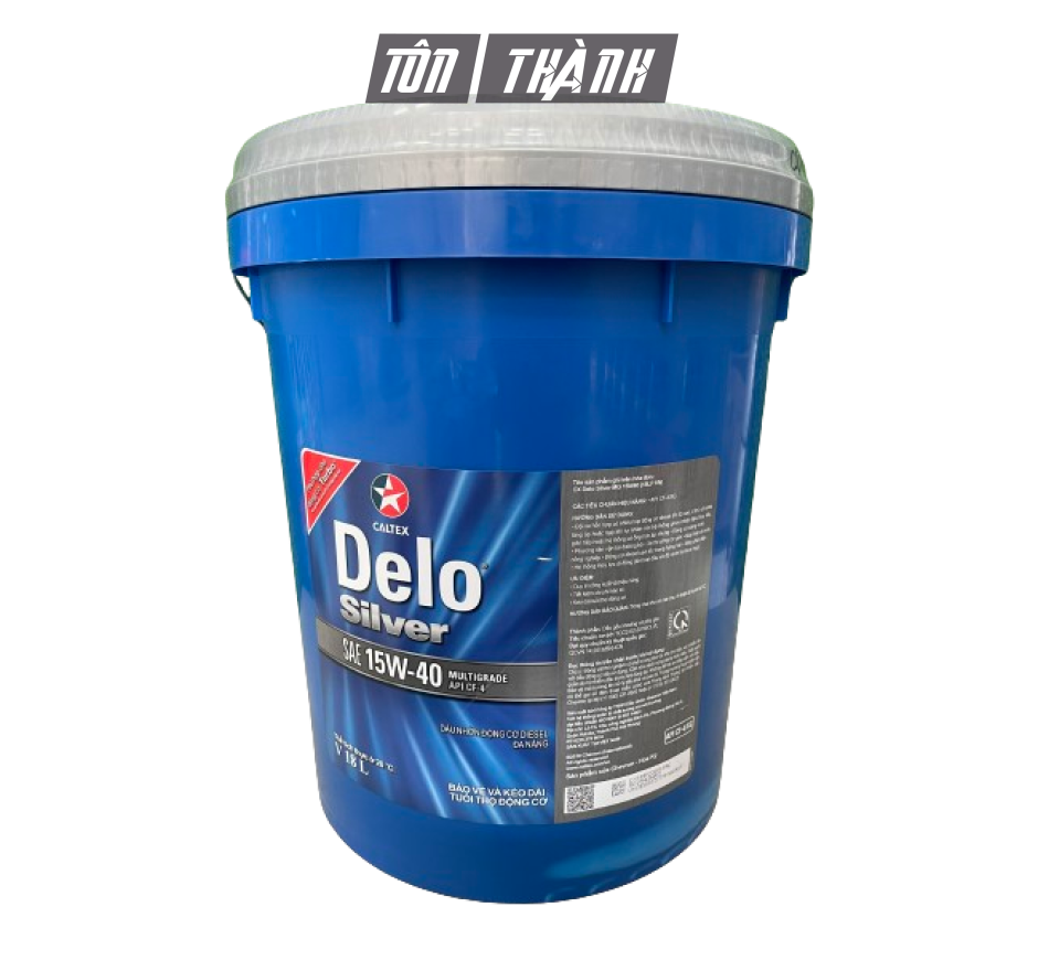 DẦU ĐỘNG CƠ CALTEX DELO SILVER MULTIGRADE 15W40 (18 LÍT)