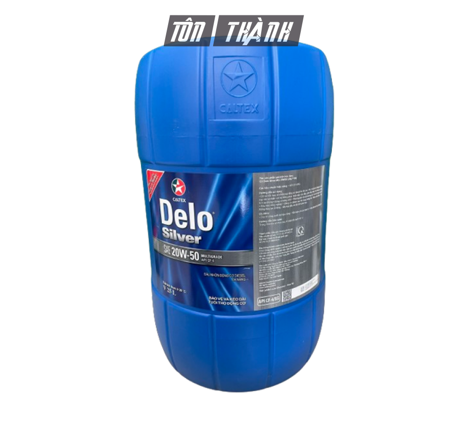 DẦU ĐỘNG CƠ CALTEX DELO SILVER MULTIGRADE 15W40 (25 LÍT)