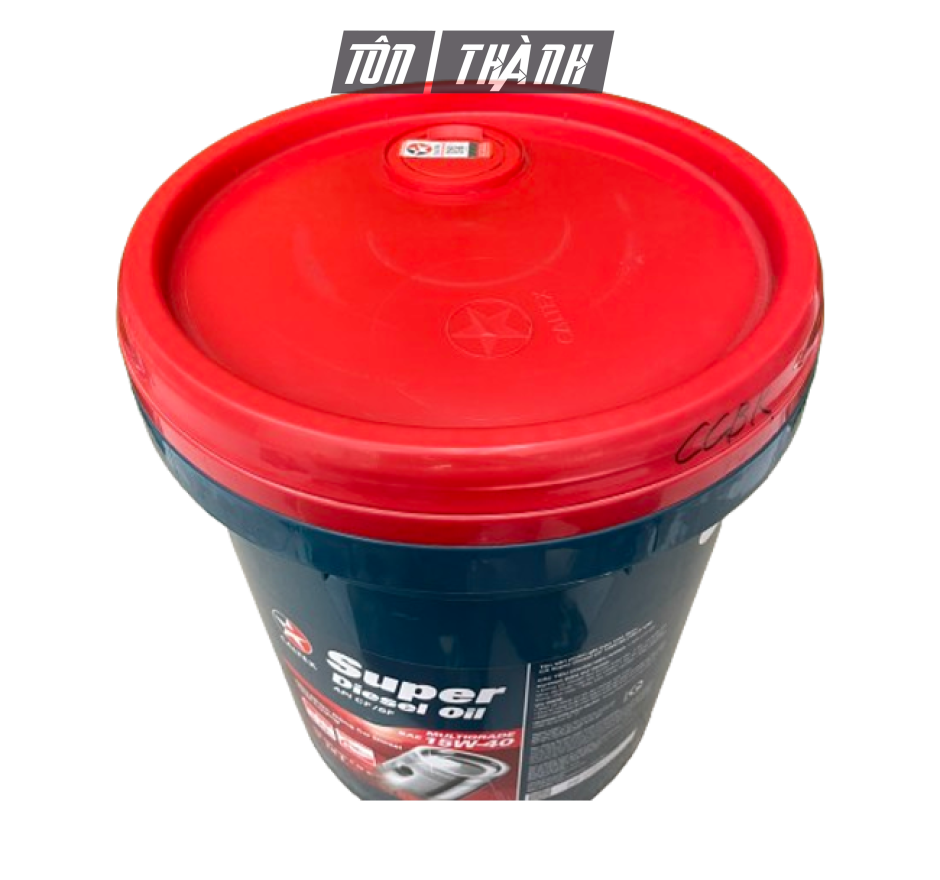 DẦU NHỚT ĐỘNG CƠ CALTEX SUPER DIESEL OIL 15W40 (18 LÍT)