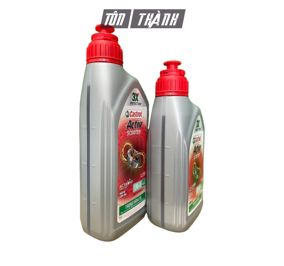 Dầu Nhớt Xe Tay Ga Castrol Activ Scooter 10W40 ( 1L & 0.8L )