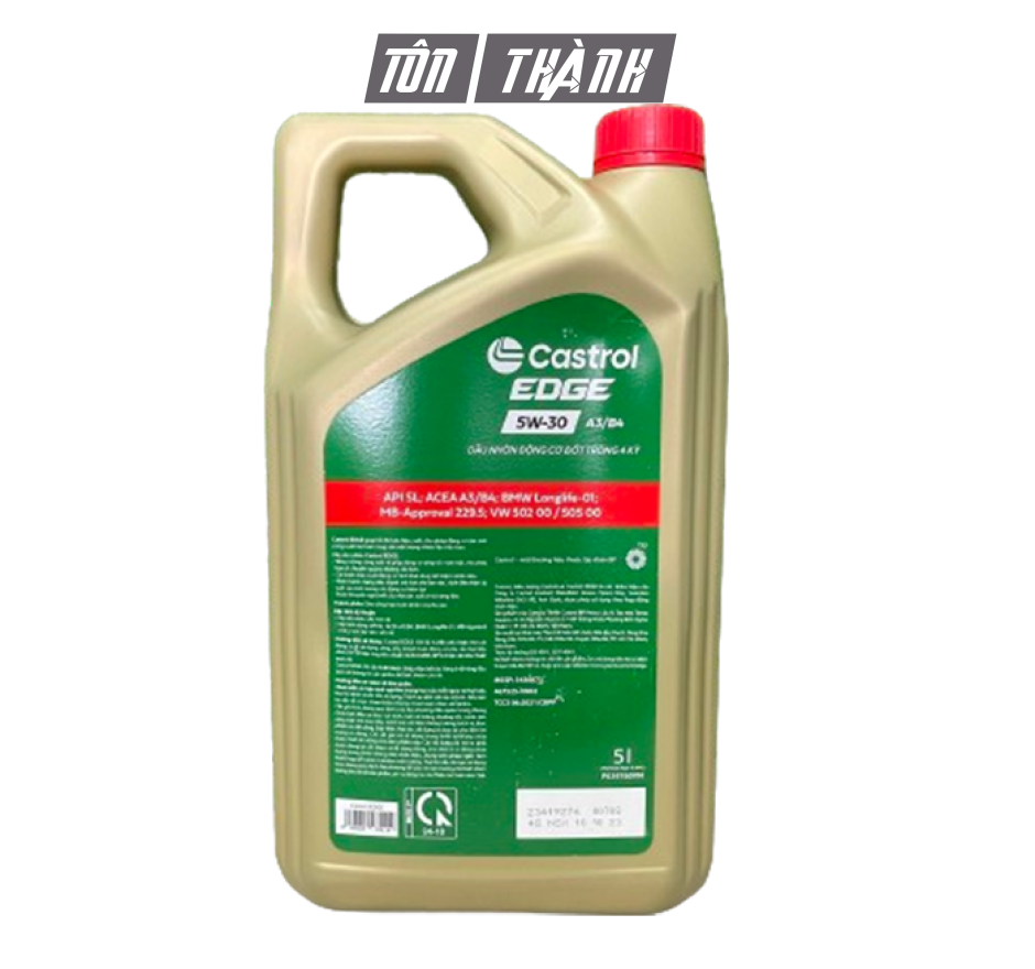 DẦU ĐỘNG CƠ CAO CẤP CASTROL EDGE 5W-30 A3/B4 (5 LÍT)