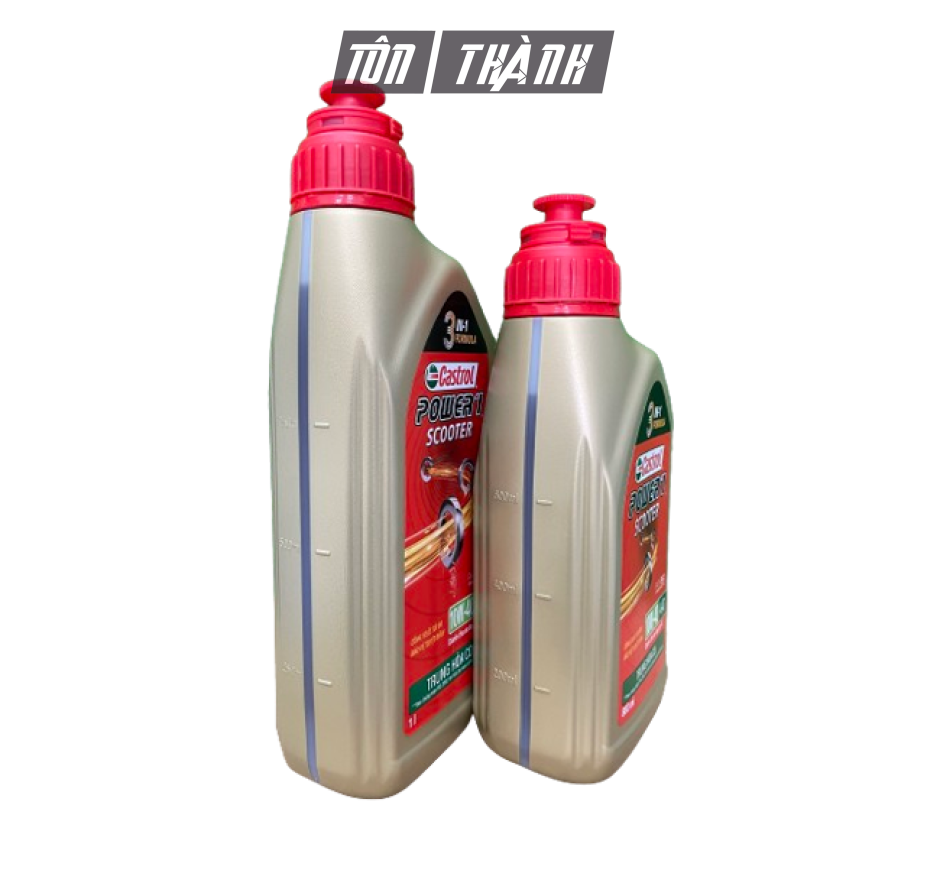 DẦU NHỚT TAY GA CASTROL POWER-1 SCOOTER 10W40 (0.8L & 1L)