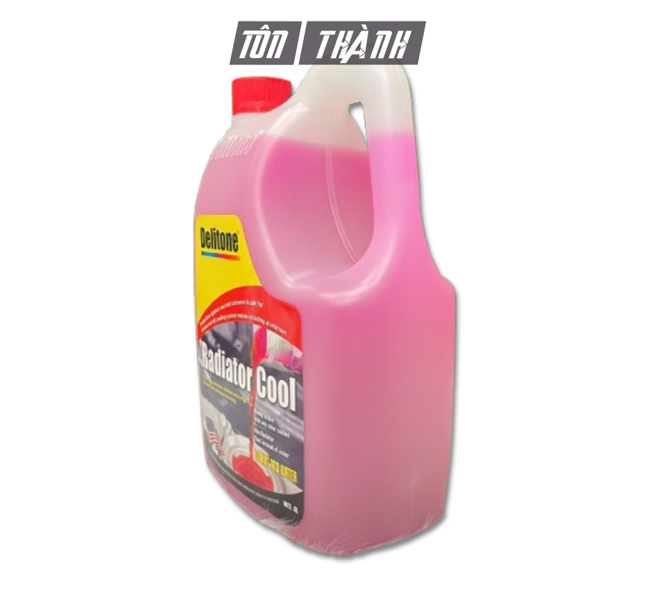 Nước làm mát ô tô cao cấp Delitone đỏ (4 lít)