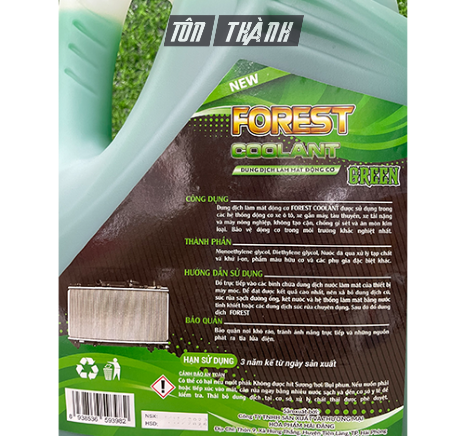 NƯỚC LÀM MÁT XANH CAO CẤP FOREST (5 LÍT)