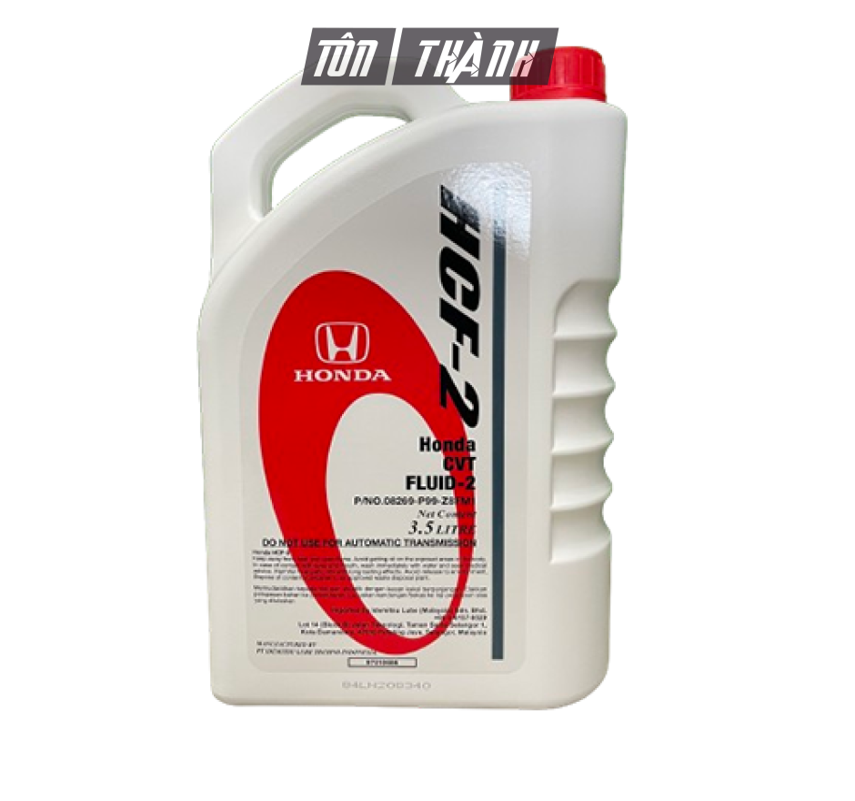 Dầu hộp số tự động HCF-2 Honda CVT Fluid-2 (3.5 Lít) - Màu vàng