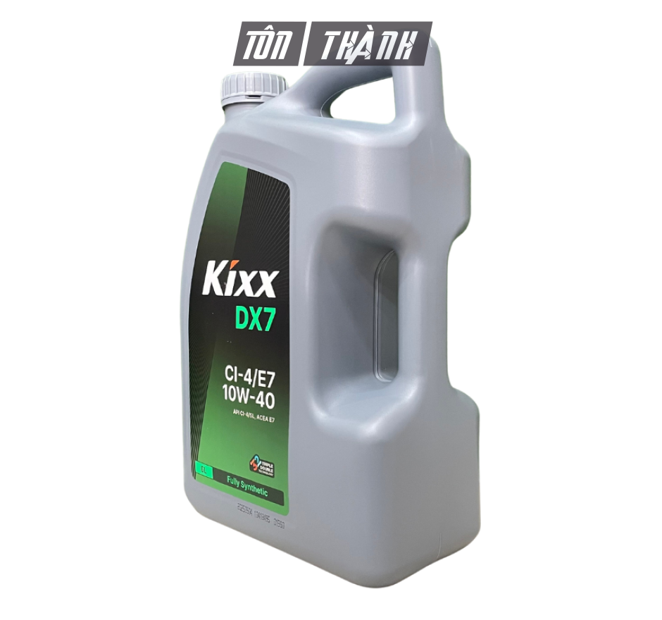 Dầu Động Cơ Diesel/Xăng KIXX DX7 10W-40 API CI-4/SL (6 Lít) - Chuyên Động Cơ Dầu