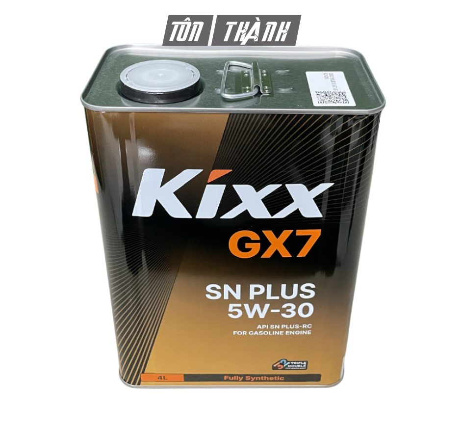Dầu Động Cơ Xăng KIXX GX7 5W-30 API SN PLUS (4 Lít) - Tổng Hợp Toàn Phần