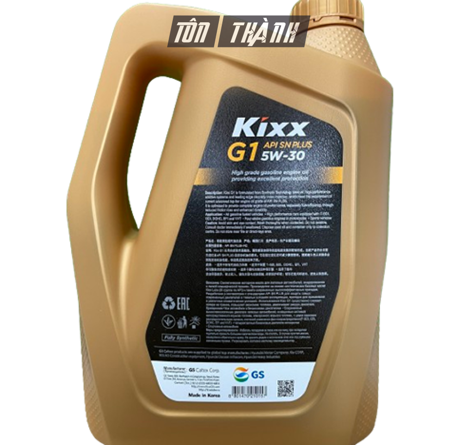 Dầu nhớt Kixx G1 API SN Plus 5W30 5Lít