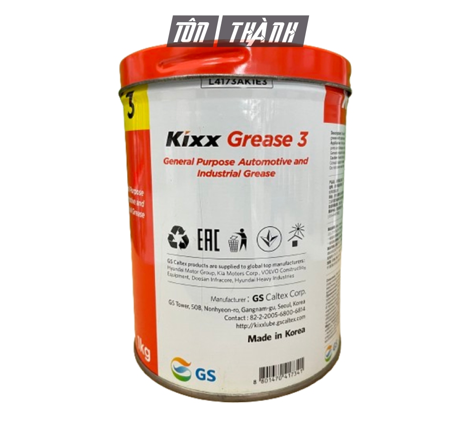 MỠ BÒ ĐA DỤNG HÀN QUỐC KIXX GREASE 3 (1KG)