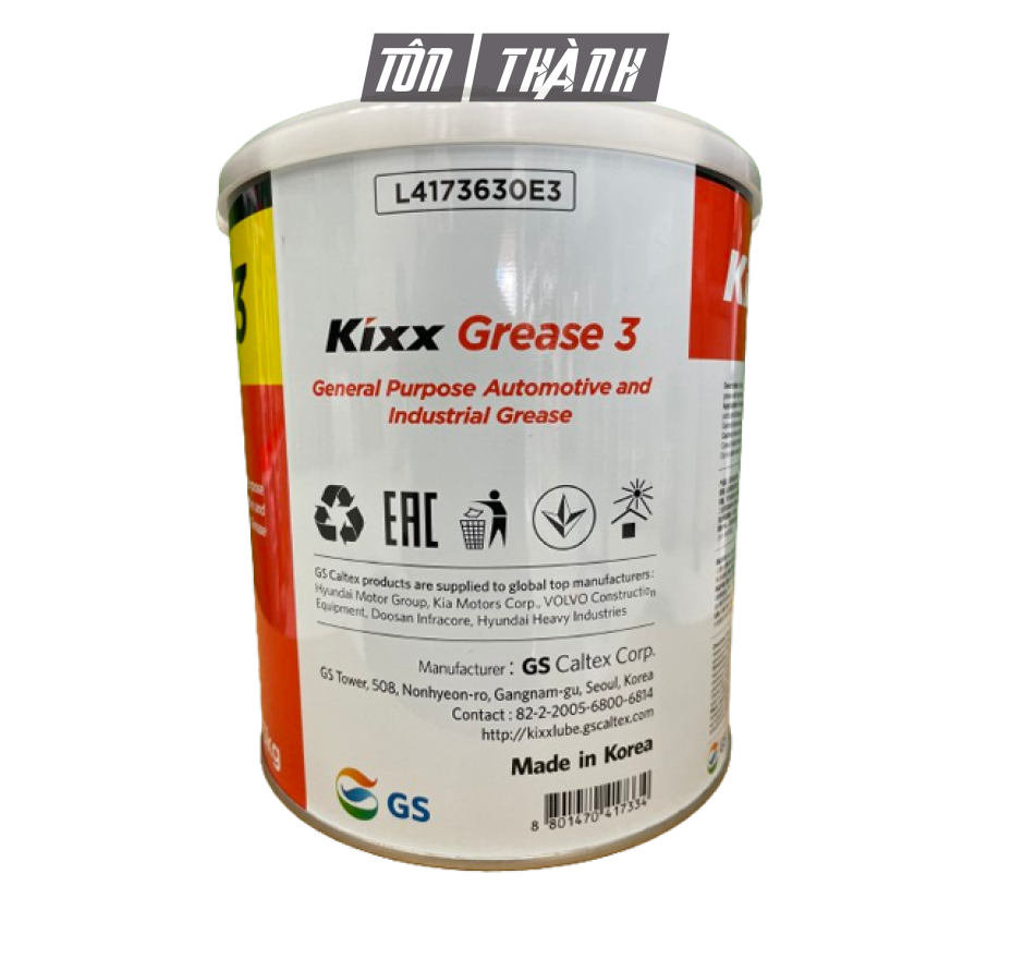 MỠ BÒ ĐA DỤNG HÀN QUỐC KIXX GREASE 3 (3KG)