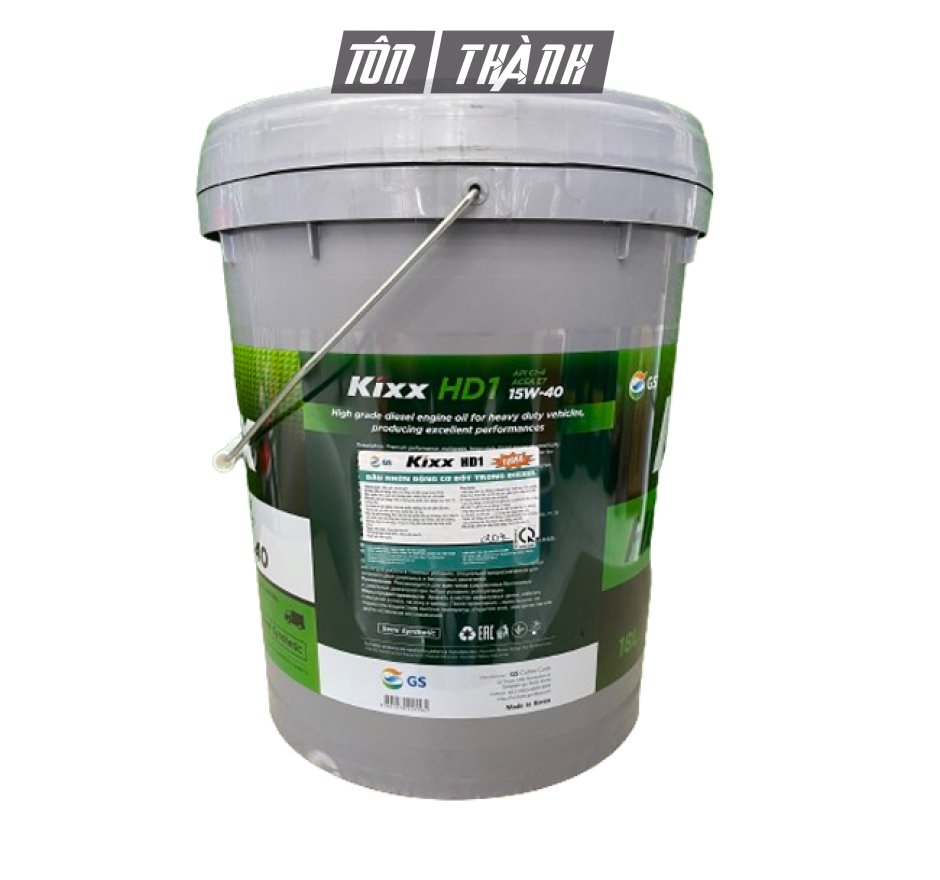 DẦU ĐỘNG CƠ KIXX HD1 API CI-4/SL ACEA 7 15W40 - CHUYÊN DỤNG CHO XE MÁY DẦU (18 LÍT)