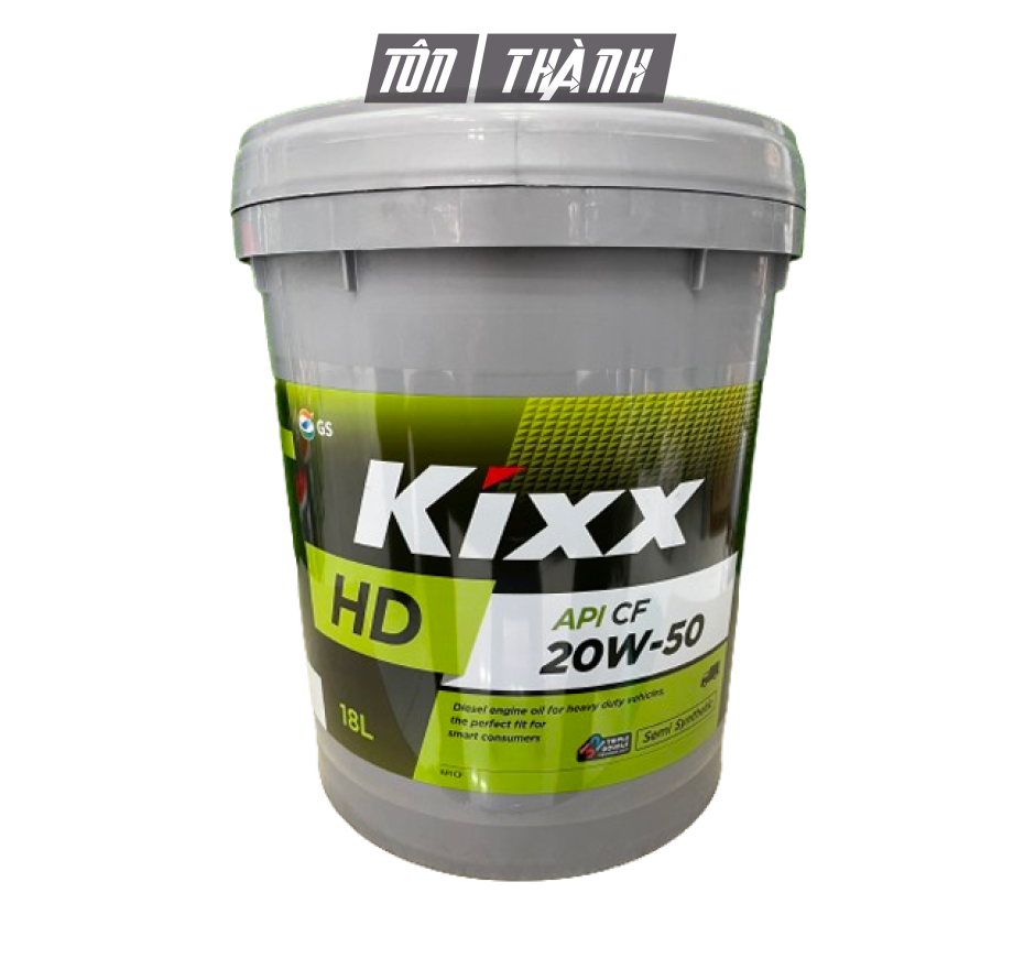 DẦU ĐỘNG CƠ KIXX HD CF 20W50 (18 LÍT)