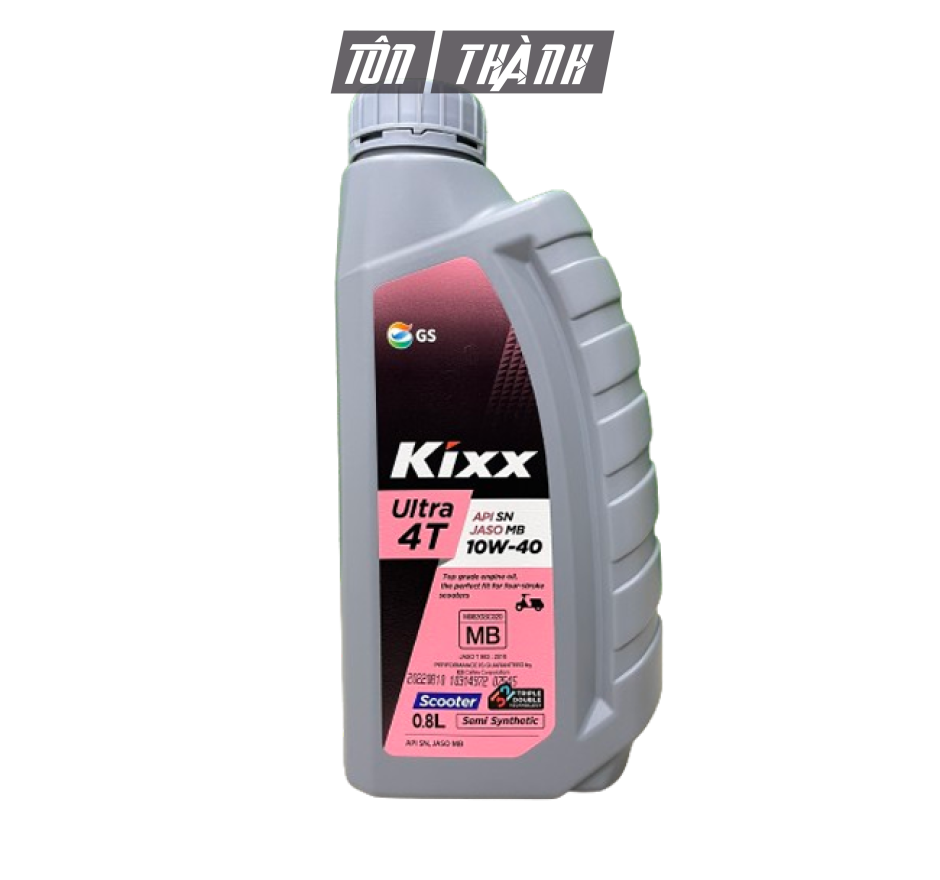 Nhớt xe ga cao cấp Kixx Ultra 10W40 (0.8 Lít)