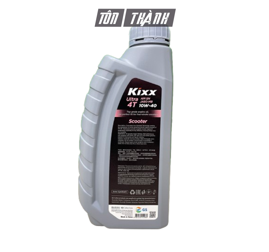Nhớt xe ga cao cấp Kixx Ultra 10W40 (0.8 Lít)