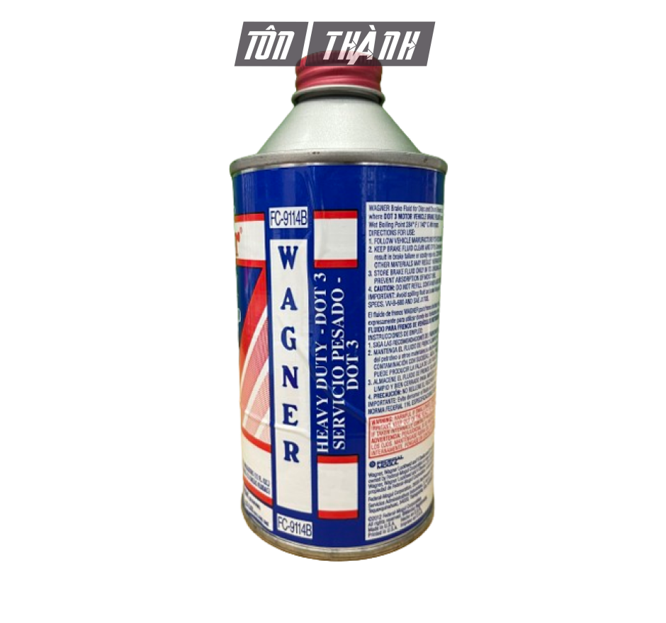 DẦU PHANH DOT3 WAGNER LOCKHEED DOT 3 (WAGNER 21) 355ML/ 946ML