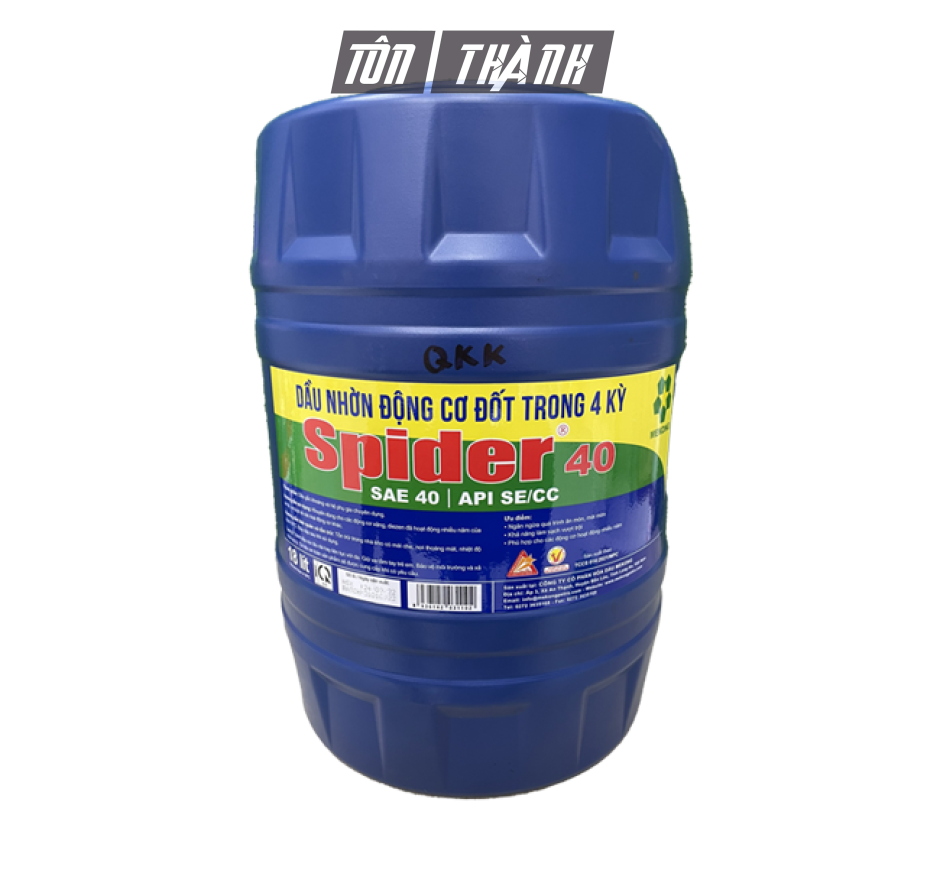 DẦU NHỚT API SAE 40 SPIDER MEKONG (18 LÍT)